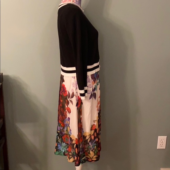 Maeve Osceola Size Small Sweater Floral Dress - Picture 4 of 5
